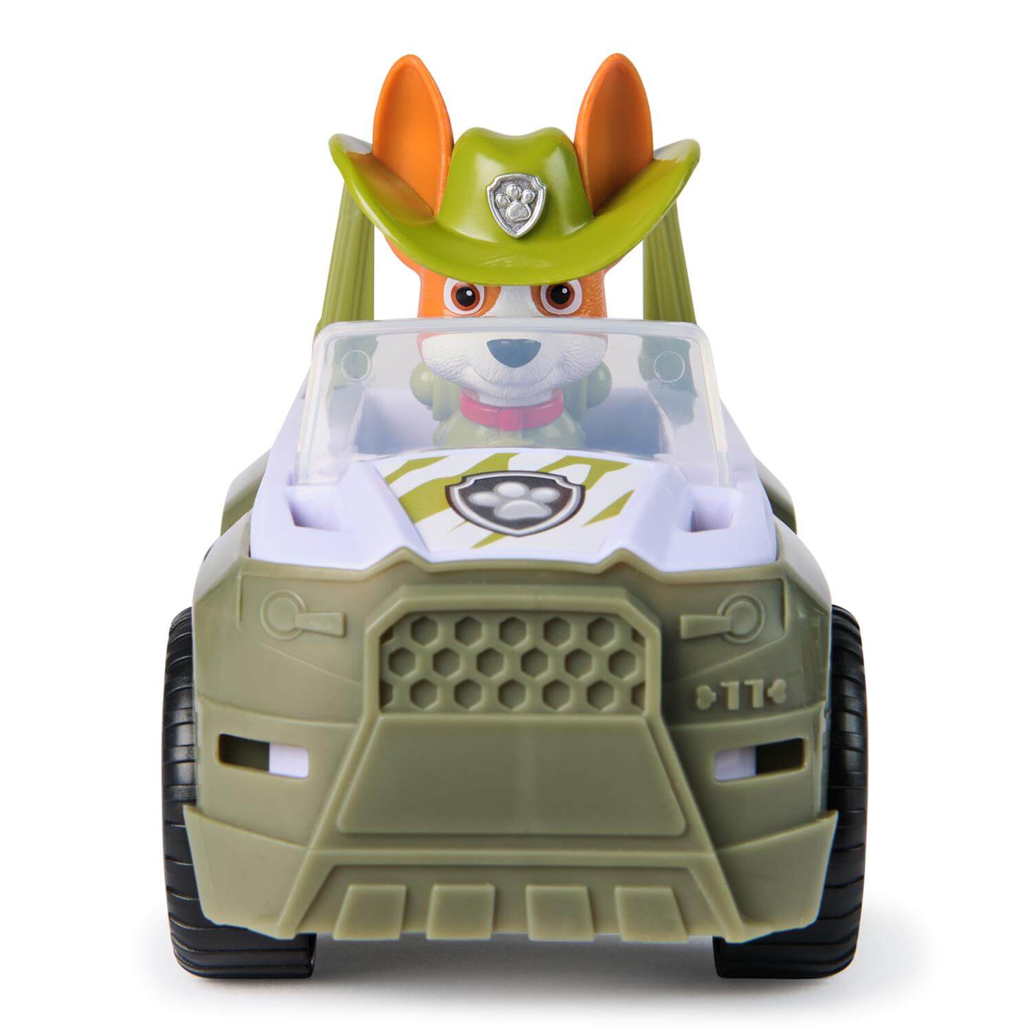 PAW Patrol Tracker's Jungle Rescue Vehicle Figure Set front view