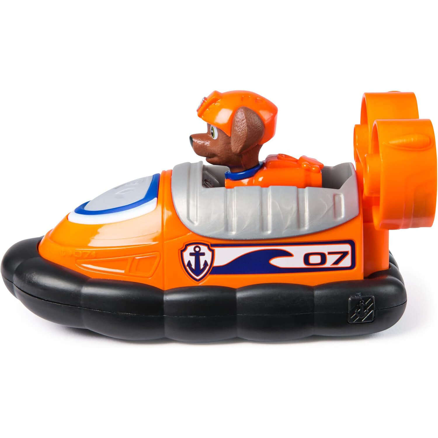 PAW Patrol Zuma's Hovercraft Vehicle and Figure side view