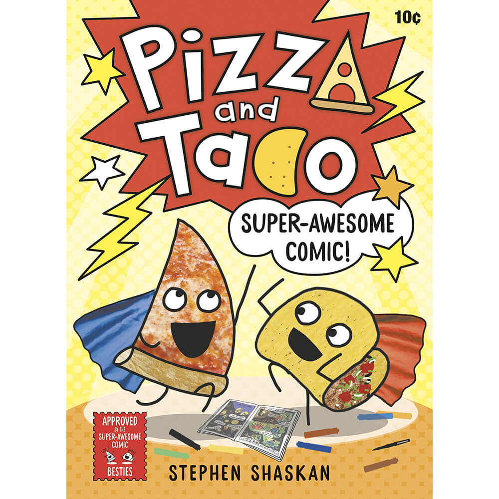 Pizza and Taco: Super-Awesome Comic! (Hardcover) front cover