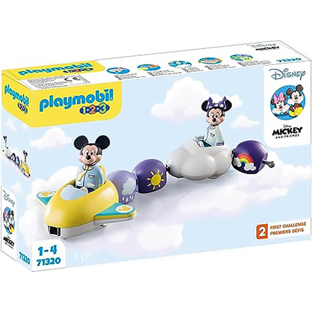 PLAYMOBIL 1.2.3 & Disney: Mickey's & Minnie's Cloud Ride front of the box