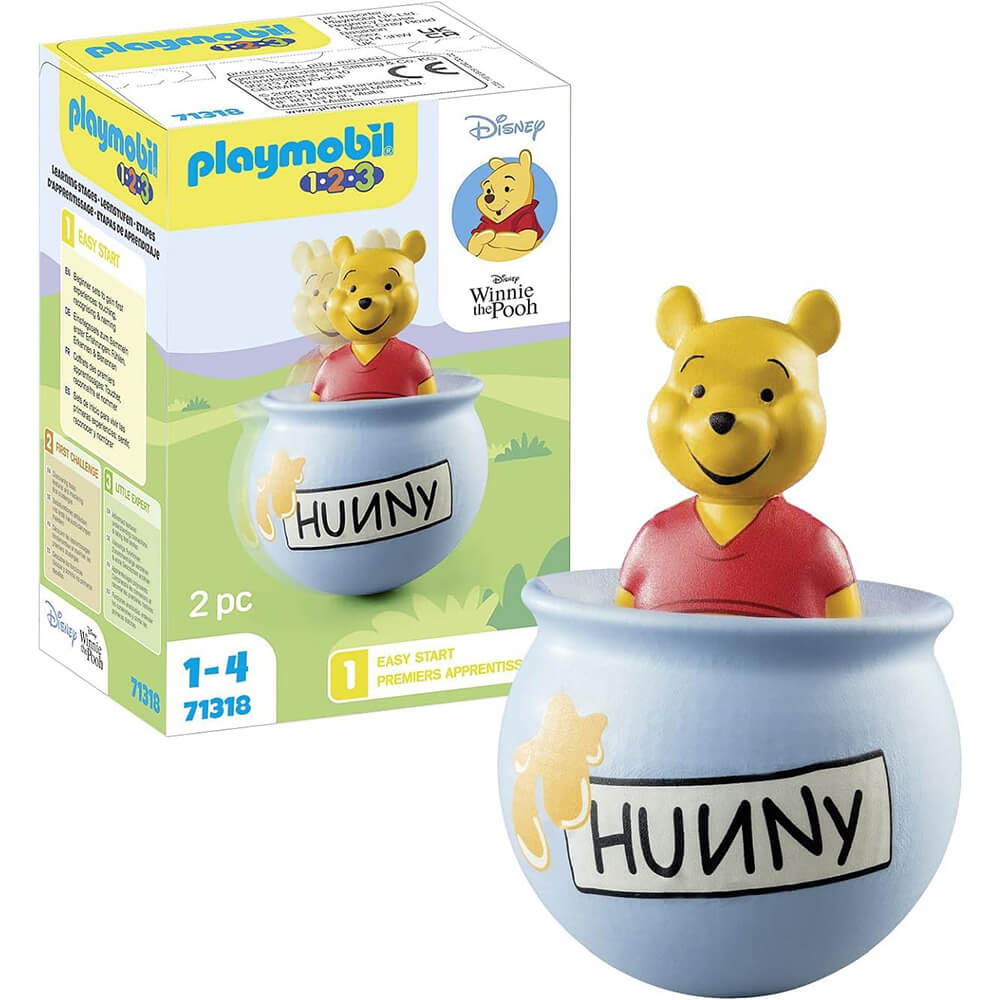 PLAYMOBIL 1.2.3 & Disney: Winnie's Counter Balance Honey Pot and box