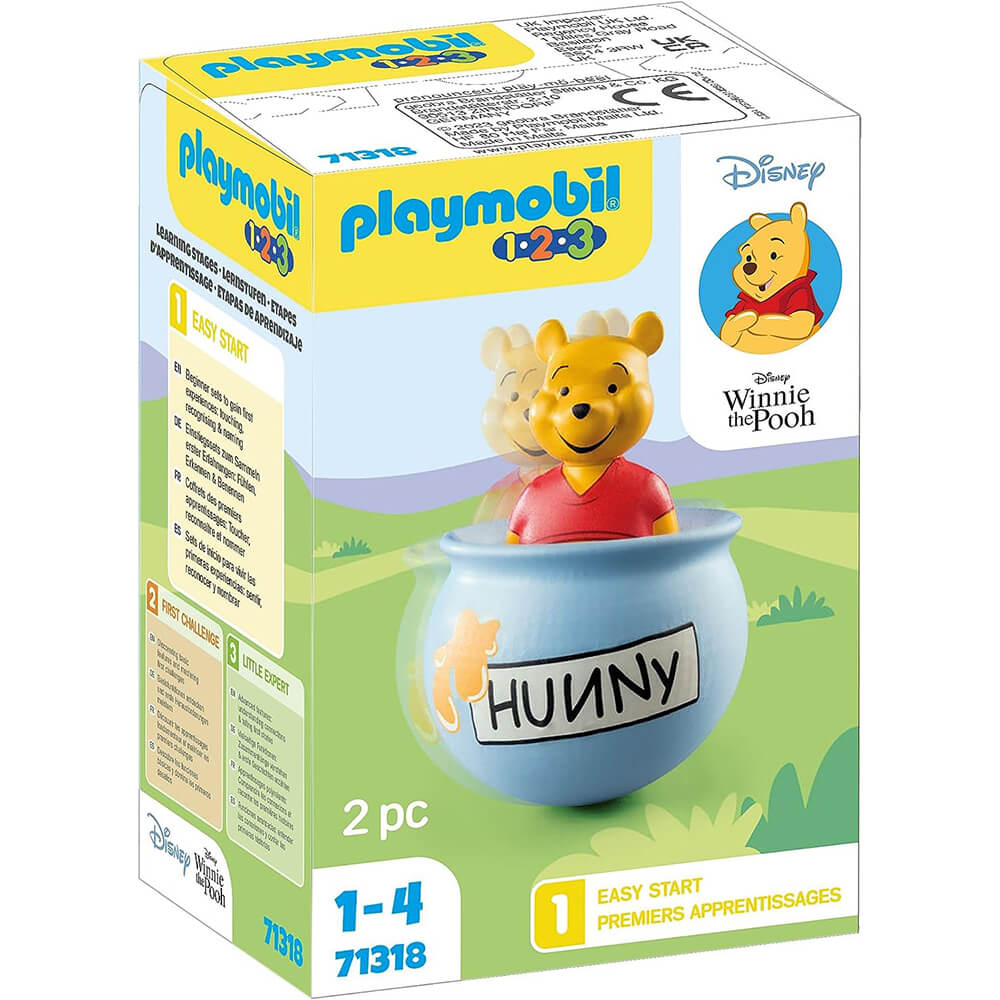 PLAYMOBIL 1.2.3 & Disney: Winnie's Counter Balance Honey Pot box