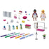 All the contents of PLAYMOBIL Color Dressing Room