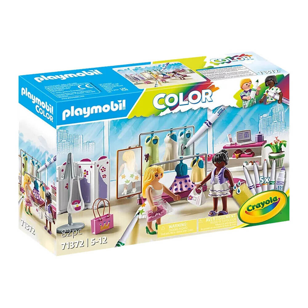 Front packaging box PLAYMOBIL Color Backstage