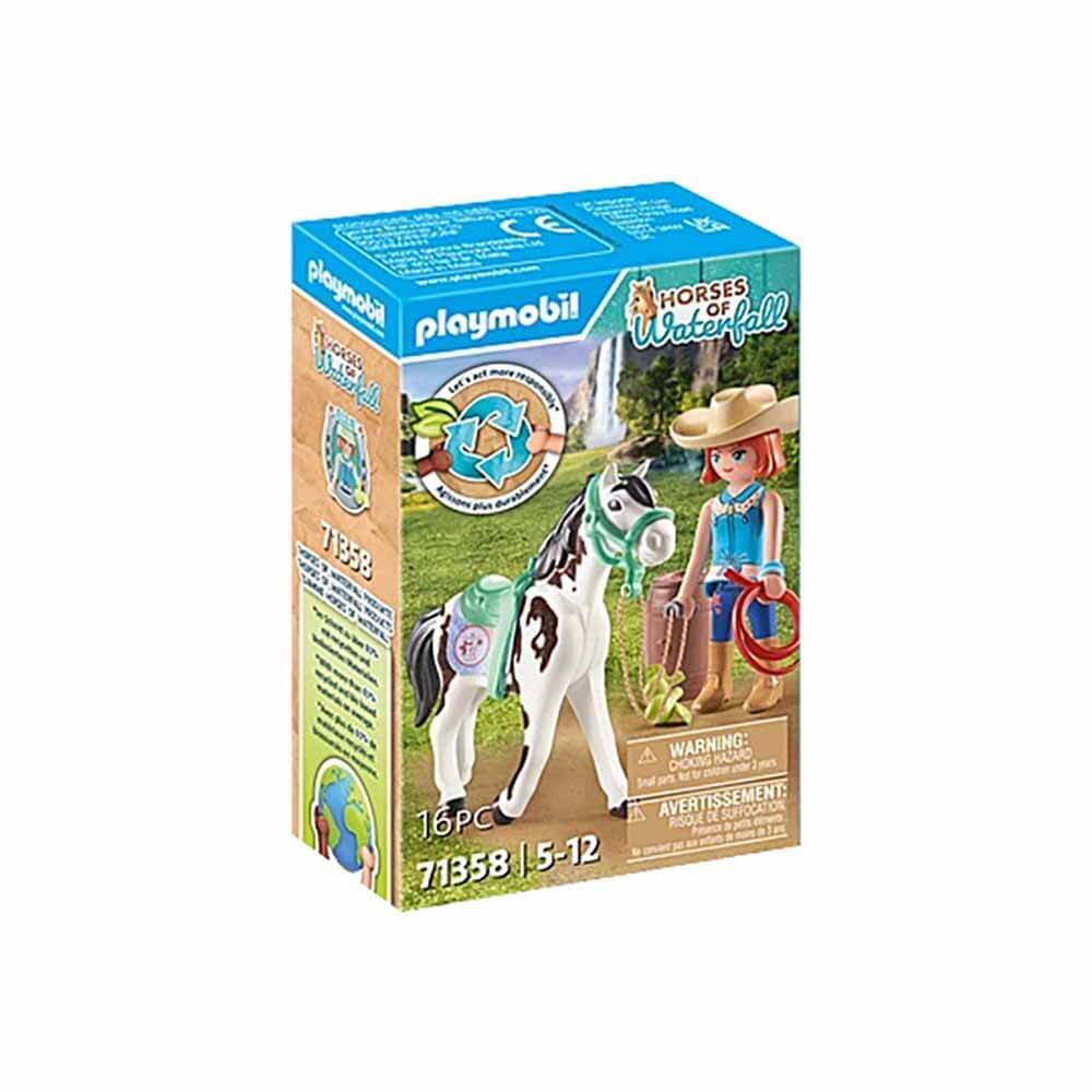 PLAYMOBIL Feeding Time with Ellie and Sawdust Playset