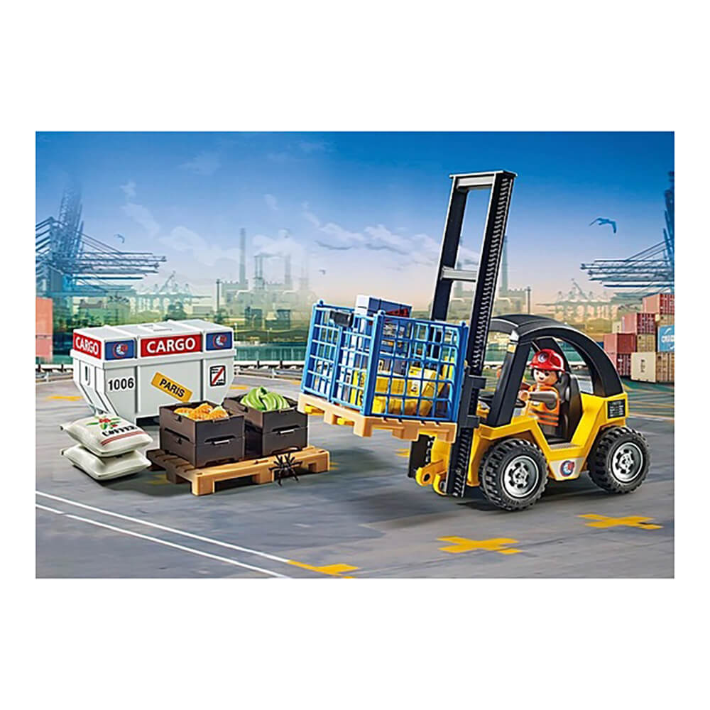 Playmobil  Forklift Truck with Cargo Set