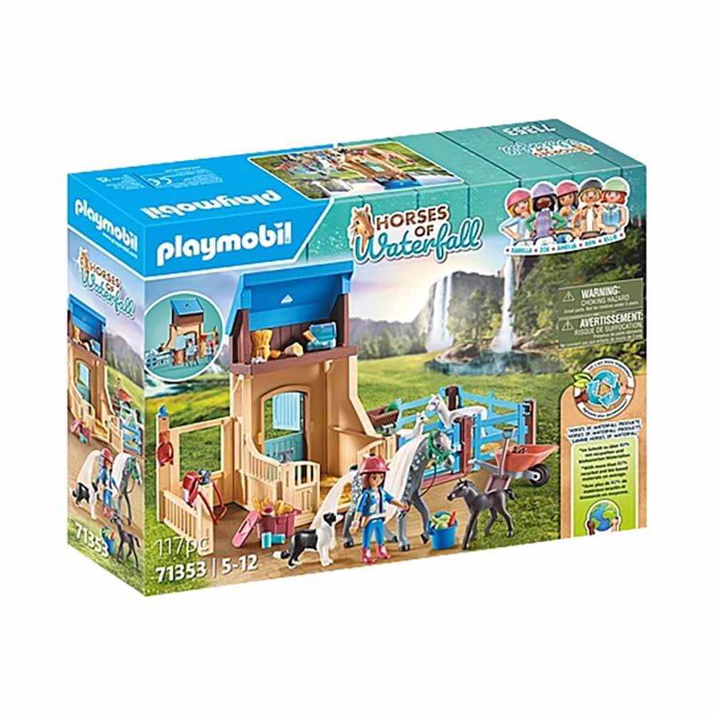 PLAYMOBIL Horse Stall with Amelia and Whisper Playset