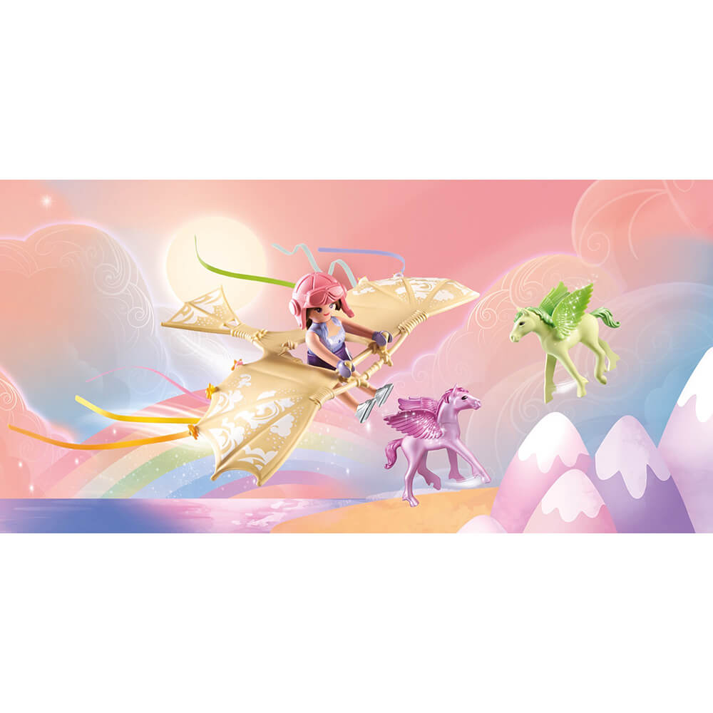 PLAYMOBIL Princess Magic Trip with Pegasus Foals in the Clouds