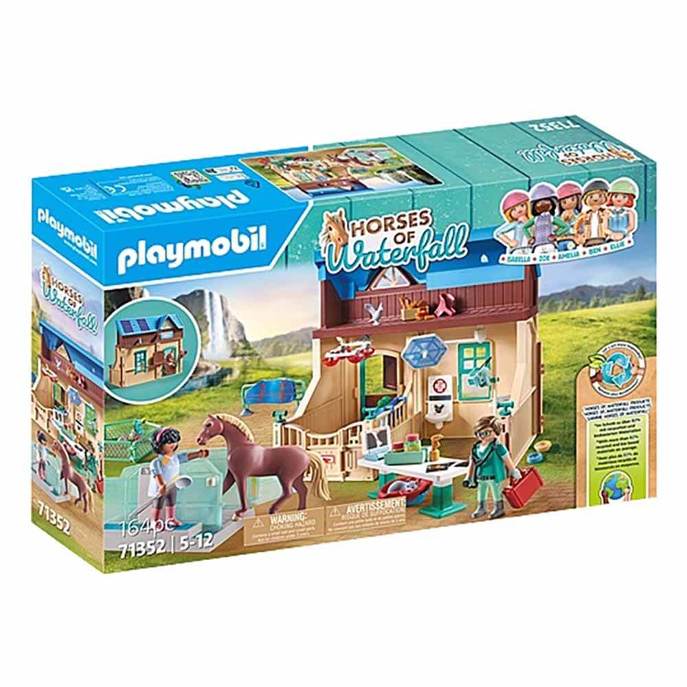 PLAYMOBIL Riding Therapy and Veterinary Practice Playset