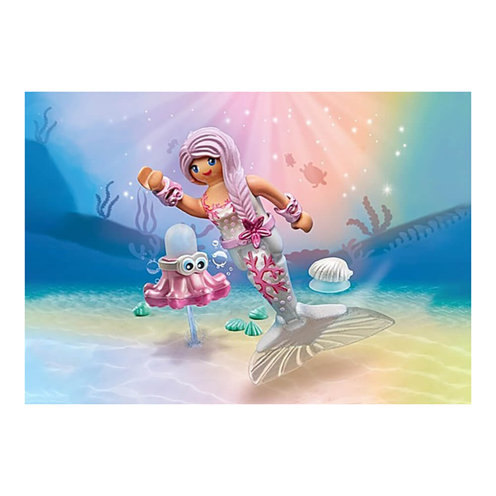 Lifestyle image of Playmobil Special PLUS Mermaid with Octopus Figure