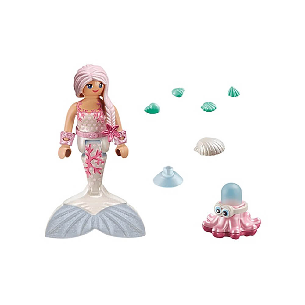 Contents of Playmobil Special PLUS Mermaid with Octopus Figure