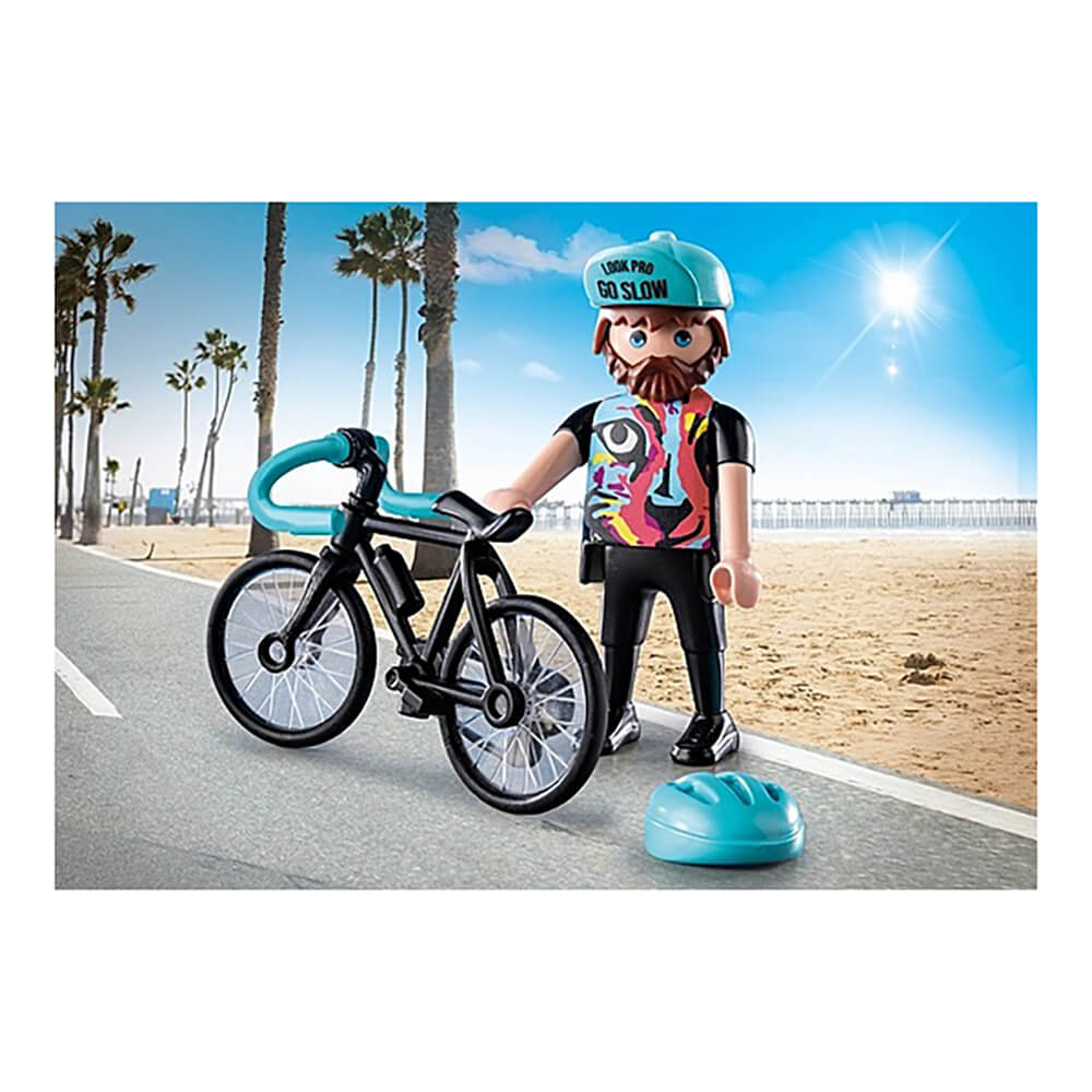 playmobil mountainbiker Playmobil Special PLUS Road Cyclist Figure – Maziply Toys