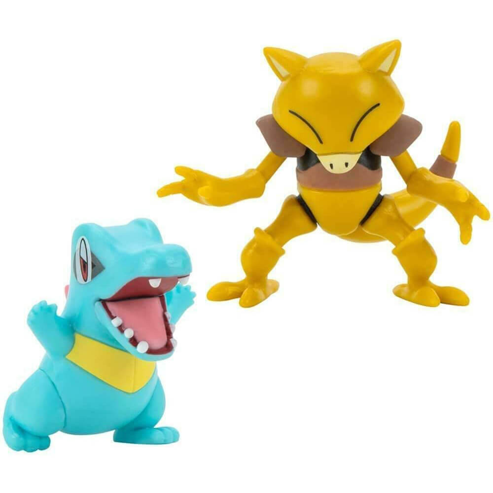 Pokemon Abra and Totodile 2 Inch Battle Figure Pack