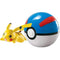 Pokemon Clip and Carry Pikachu and Great Pokeball Figure Set