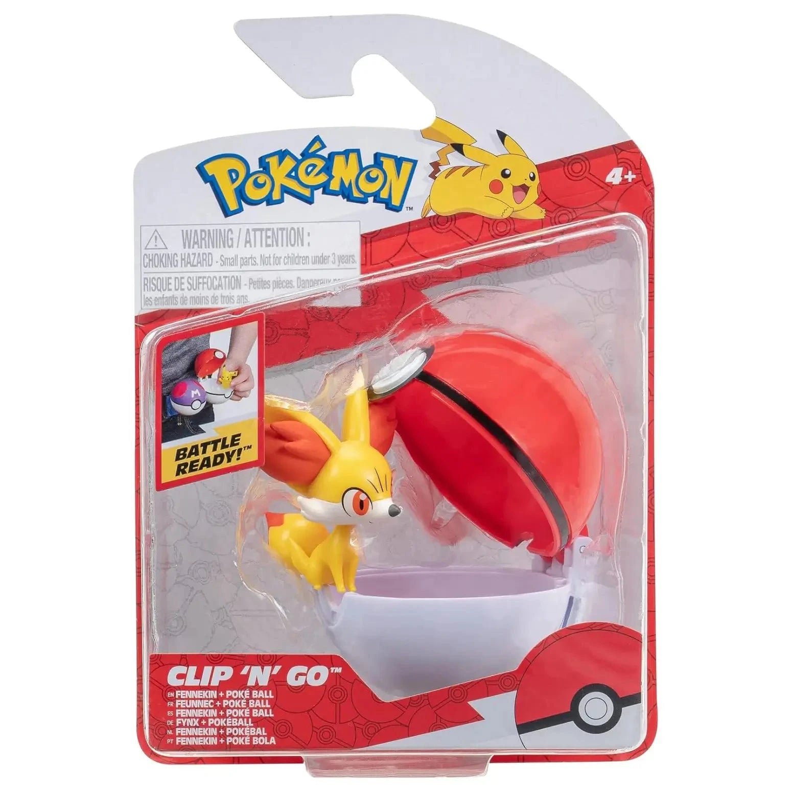 Pokemon Clip 'N' Go Fennenin Pokeball Figure Set
