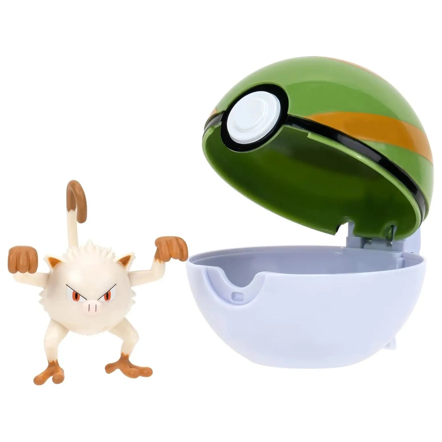 Pokemon Clip 'N' Go Mankey and Nest Pokeball Figure Set