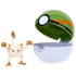 Pokemon Clip 'N' Go Mankey and Nest Pokeball Figure Set