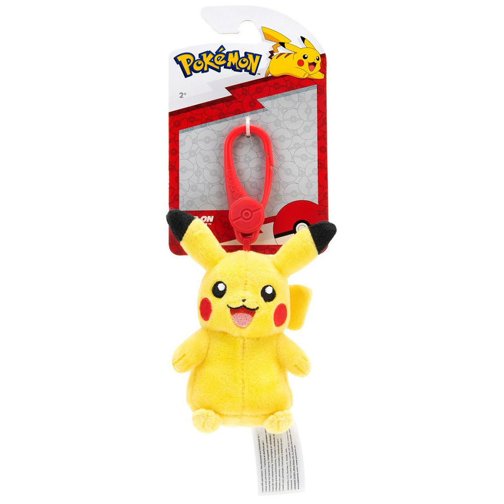 Pokemon Pikachu Clip-On 5 Inch Plush