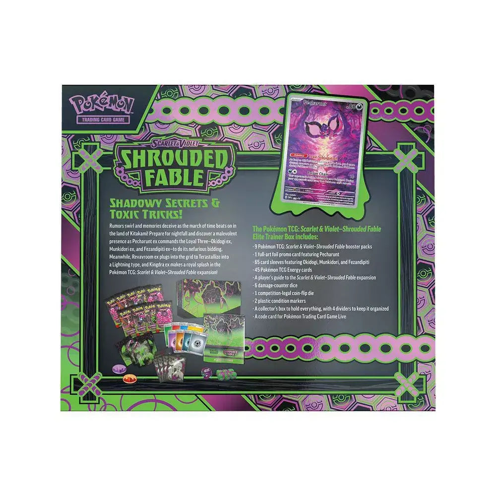 Pokemon Scarlet and Violet Shrouded Fable Elite Trainer Box Pokemon Scarlet and Violet Shrouded Fable Elite Trainer Box