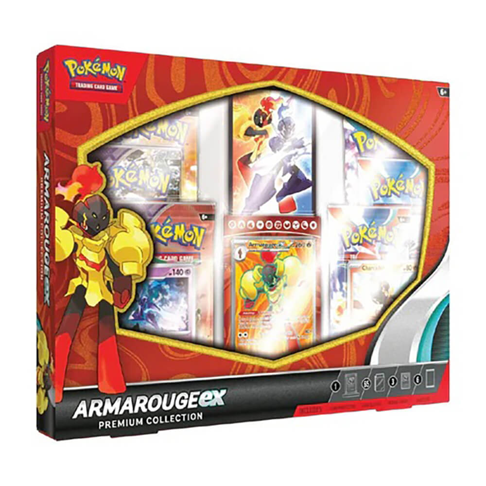 Side view of Pokemon TCG Armarouge ex Premium Collection
