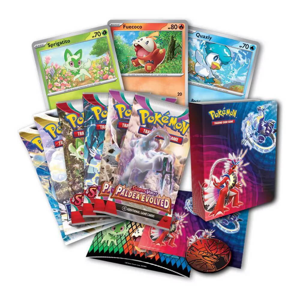 Pokemon TCG Collector Chest (Summer 2023 Sprigatito/Fuecoco/Quaxly) Maziply Toys Pokemon TCG Collector Chest (Summer 2023 Sprigatito/Fuecoco/Quaxly) Maziply Toys