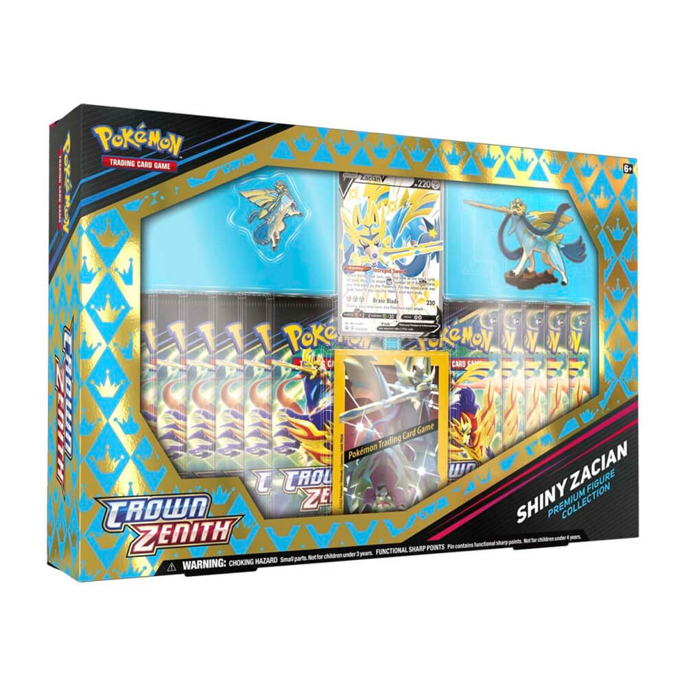Pokemon TCG Crown Zenith Premium Figure Collection (Shiny Zacian)