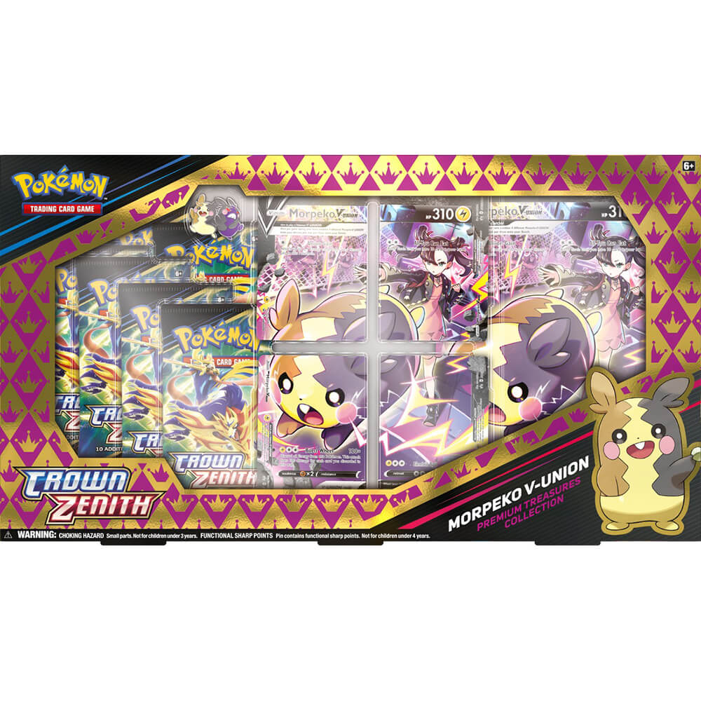 Front image of Pokemon TCG Crown Zenith Premium Playmat Collection (Morpeko V-UNION)