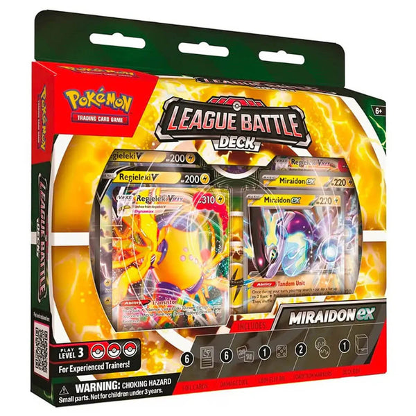 Pokemon TCG Miraidon ex and Regieleki ex VMAX League Battle Deck – Maziply  Toys