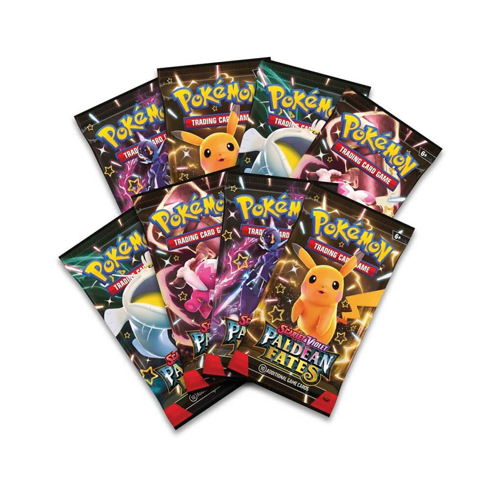 Pokemon TCG Scarlet and Violet Paldean Fates Quaquaval ex Premium Collection Maziply Toys Pokemon TCG Scarlet and Violet Paldean Fates Quaquaval ex Premium Collection Maziply Toys
