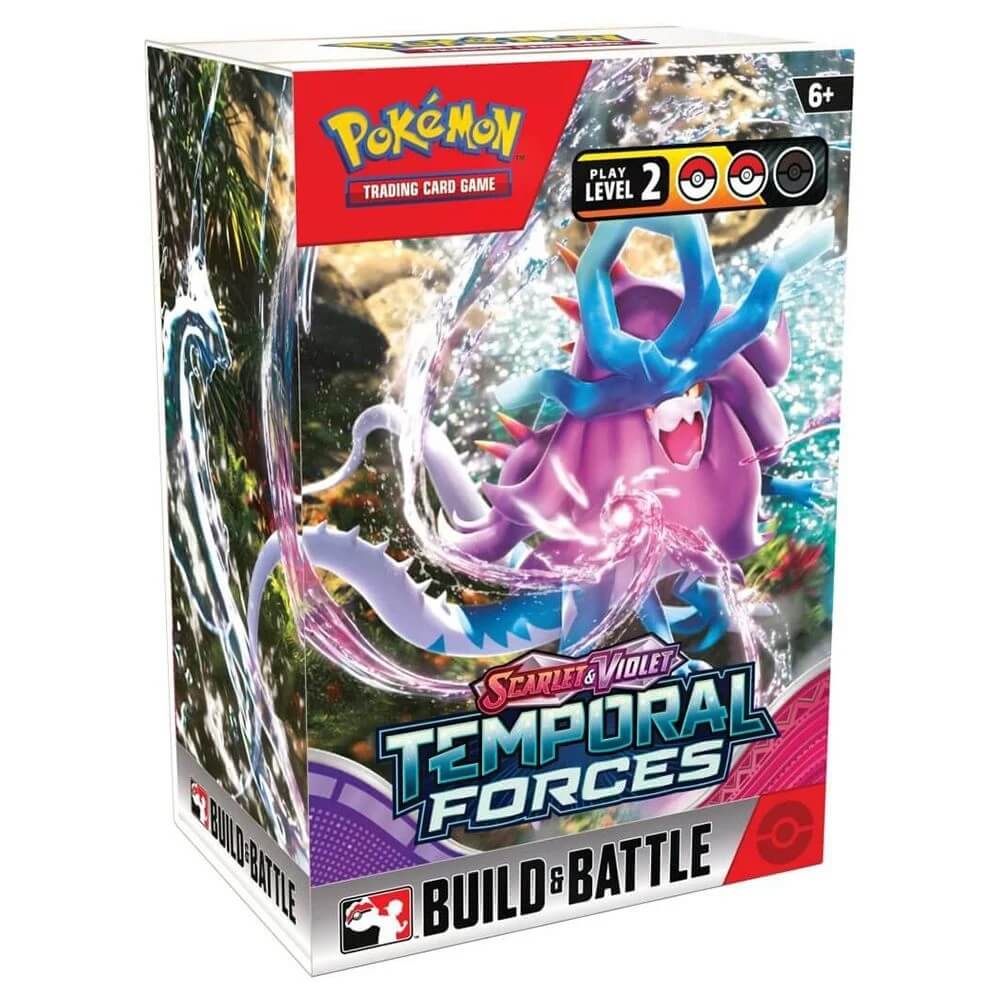 Pokemon TCG Scarlet and Violet Temporal Forces Build and Battle Box