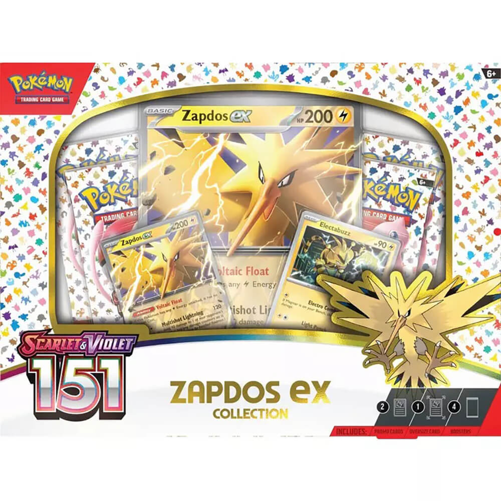 Front image of Pokemon TCG Scarlet & Violet 151 Collection (Zapdos EX)