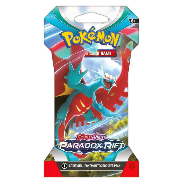 pokemon scarlet & violet sleeved booster pack Pokemon TCG Scarlet & Violet Paradox Rift Sleeved Booster Pack (10 Car – Maziply Toys
