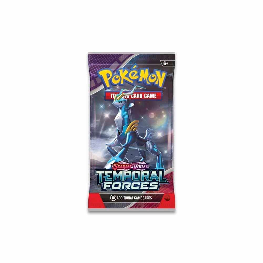 Pokemon TCG Scarlet & Violet Temporal Forces Booster Pack (10 Cards) Maziply Toys Pokemon TCG Scarlet & Violet Temporal Forces Booster Pack (10 Cards) Maziply Toys