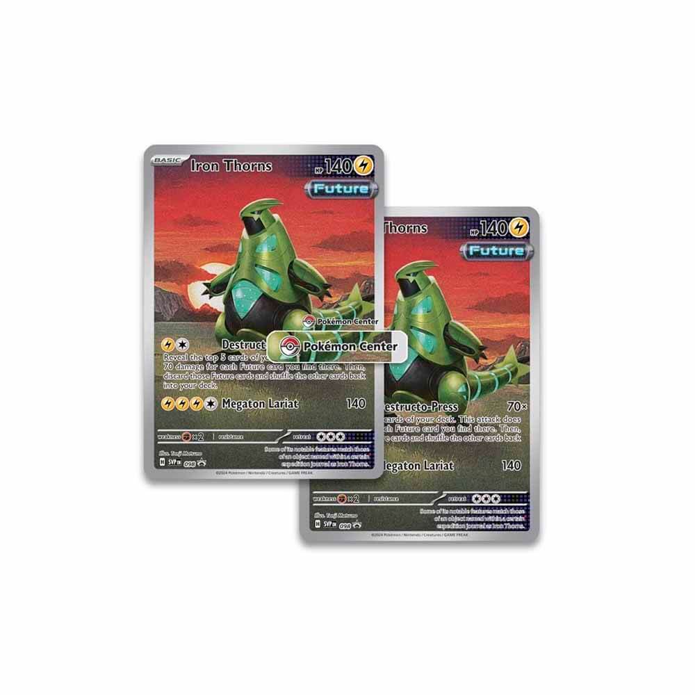 Pokemon TCG Scarlet & Violet Temporal Forces Elite Trainer Box (Iron Thorns) Maziply Toys Pokemon TCG Scarlet & Violet Temporal Forces Elite Trainer Box (Iron Thorns) Maziply Toys
