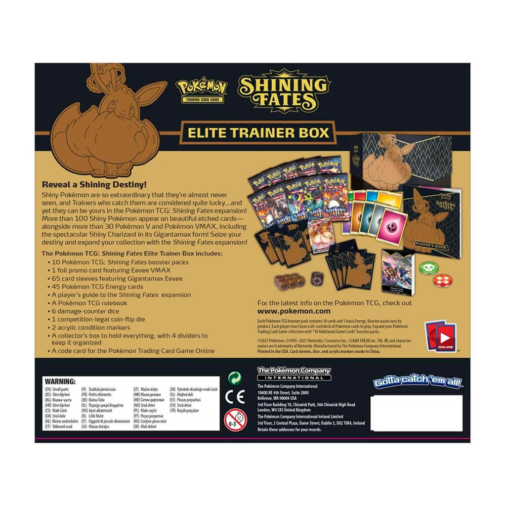 Pokemon TCG Shining Fates Elite Trainer Box