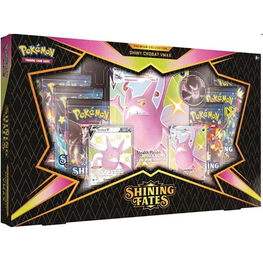 Pokemon TCG Shining Fates Shiny Crobat VMax Premium Collection