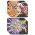Pokémon Trading Card Game Slashing Legends tin set showing Koraidon ex and Zacian ex promo cards, each in colorful tins with dynamic artwork of the featured Pokémon.