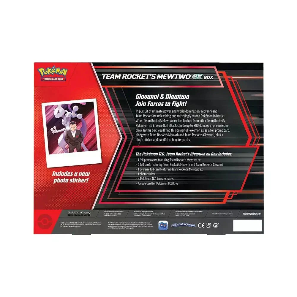 Pokemon TCG Team Rocket’s Mewtwo ex Box