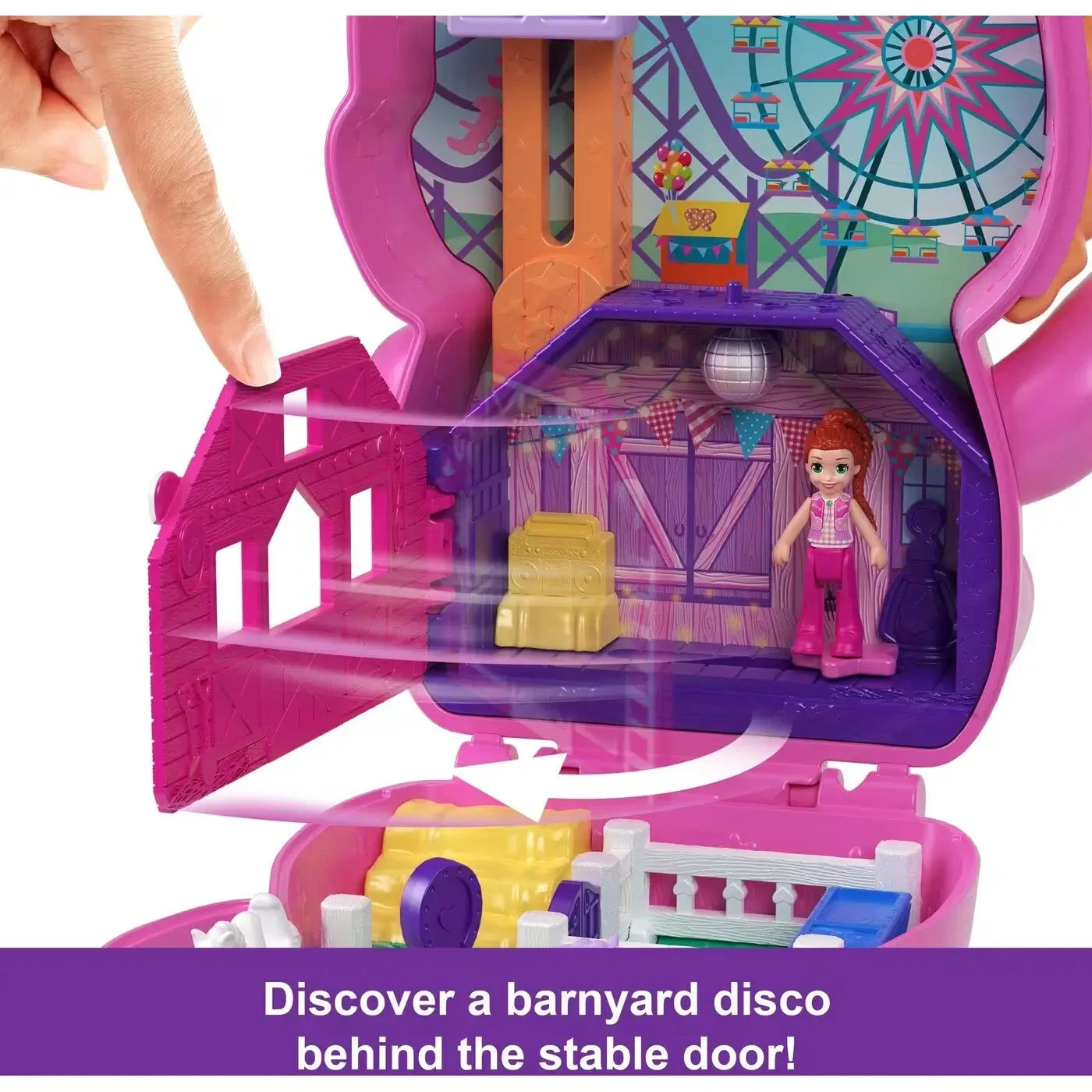 Polly Pocket Pony Rodeo Compact Playset