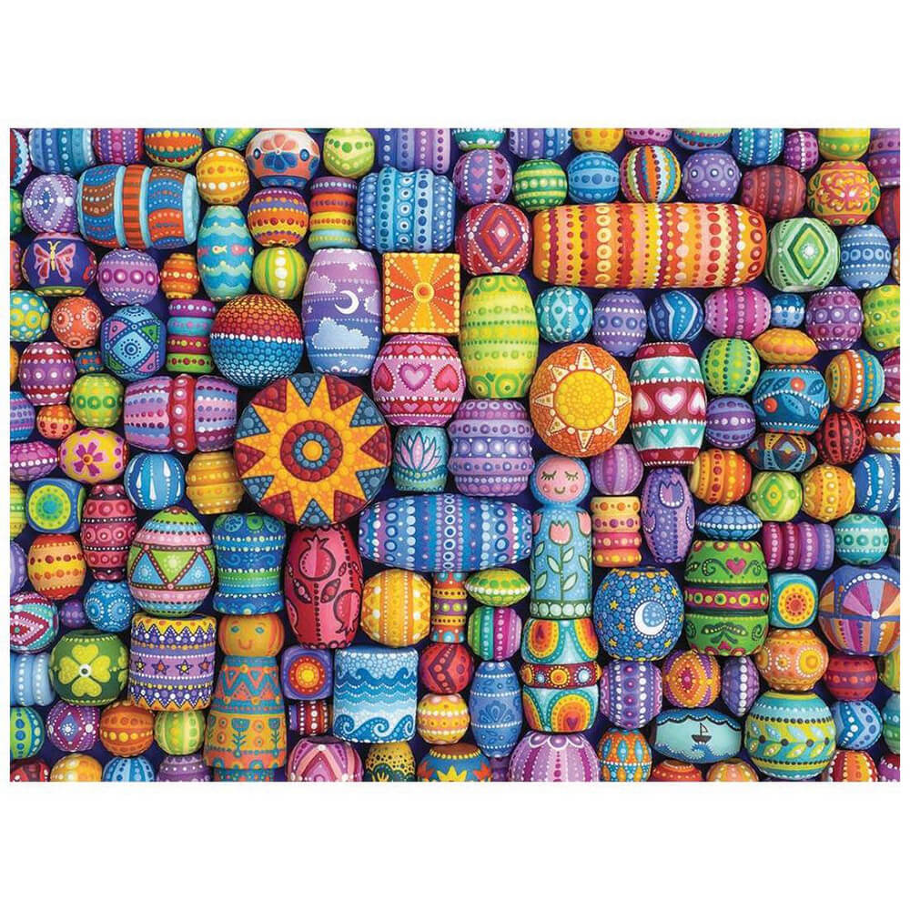 Ravensburger Color Your World Series Happy Beads 500 Piece Puzzle Set