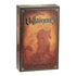 Front of Disney Villainous Evil Comes Prepared box in brown and gold design, featuring Scar’s silhouette with flowing mane, curled tail, and the tagline Evil Comes Prepared on bottom.