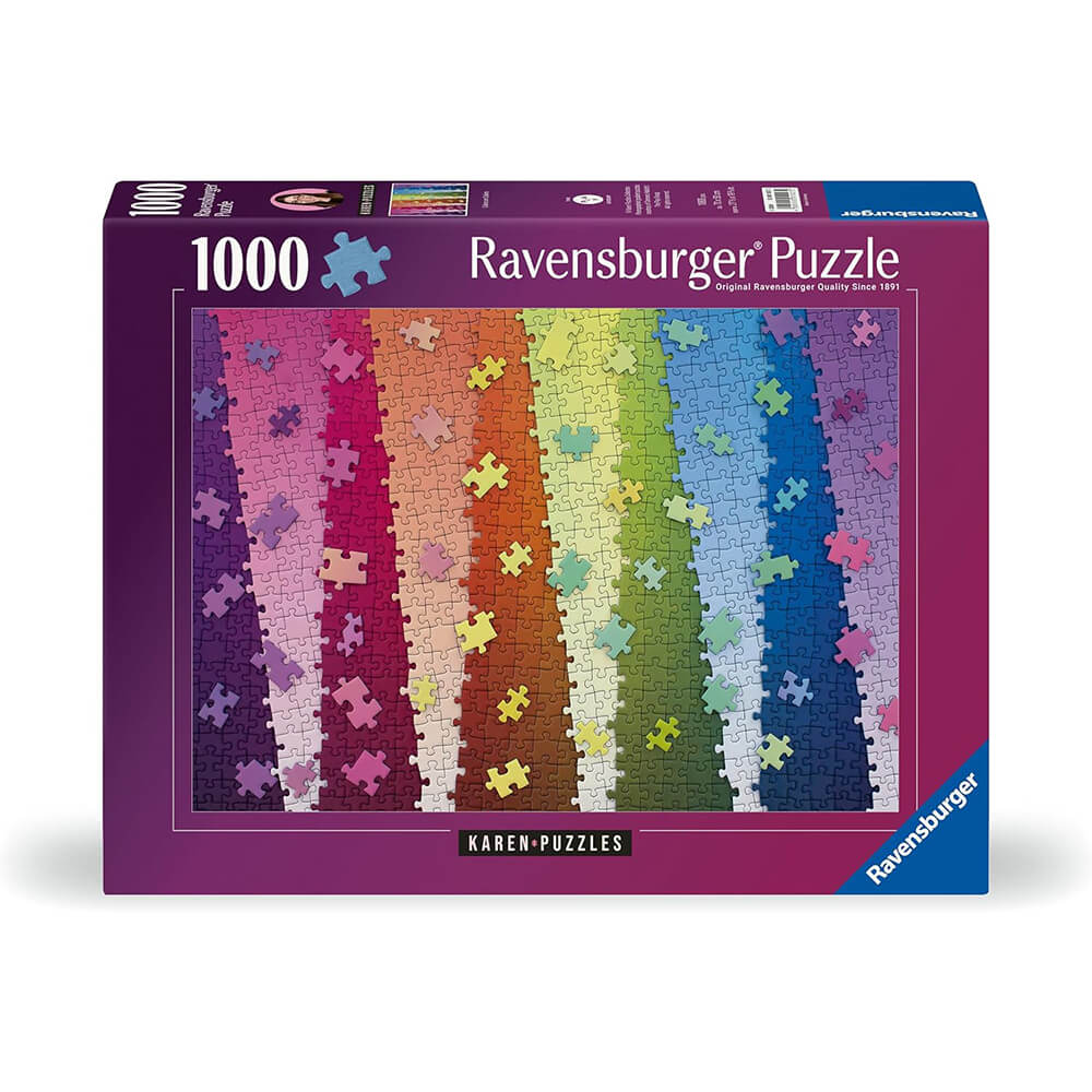 Ravensburger Karen Puzzles Colors on Colors 1000 Piece Jigsaw Puzzle