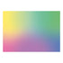 Completed Ravensburger Krypt gradient puzzle shows a seamless circular spiral of 631 pieces blending rainbow hues, designed for advanced puzzle enthusiasts.