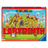Front of Ravensburger Super Mario Labyrinth box with Mario, Luigi, Princess Peach, Bowser, Donkey Kong, and other characters around a bright shifting maze design.