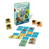 Disney Moana Matching Game box with cards displayed in front, showing character pairs including Maui, Moana, Grandma Tala, and Kakamora, laid out in colorful illustrated tiles.