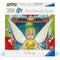 Disney Ravensburger 300 piece puzzle box featuring Tinker Bell with glowing fairy light in her hands, framed by Captain Hook illustration on a colorful fantasy background.