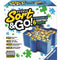 Ravensburger Puzzle Sort & Go box with blue plastic stackable trays shaped like puzzle pieces, designed for sorting up to 1,000 jigsaw pieces for easy organization and storage.