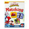 Front of Marvel Spidey and His Amazing Friends matching game box with Disney Junior branding, featuring Spider-Man, Ghost-Spider, and Black Panther character tiles.