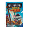 Front of Stomp the Plank box showing pirate elephants on a ship with one walking the plank, and four figurines displayed at the top.