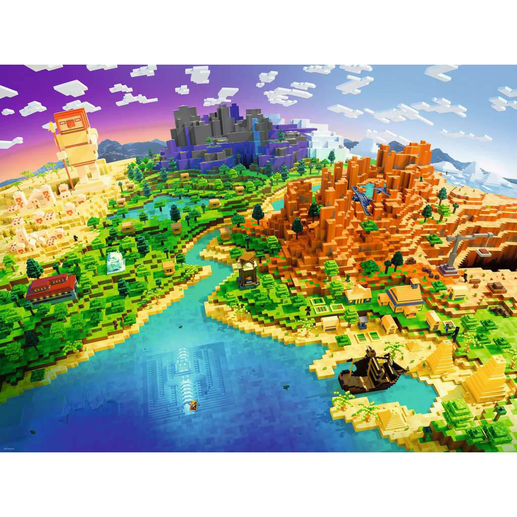 Ravensburger Mojang – 12000421 – Puzzle de mosaïque Minecraft de 1000 pièces pour adultes – Outil fabriqué à la main, fabriqué en Allemagne, chaque Ravensburger Mojang – 12000421 – Puzzle de mosaïque Minecraft de 1000 pièces pour adultes – Outil fabriqué à la main, fabriqué en Allemagne, chaque